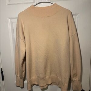 Elegant Cream Turtleneck Sweater